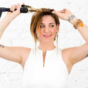 How to Curl Short Hair with a Curling Iron