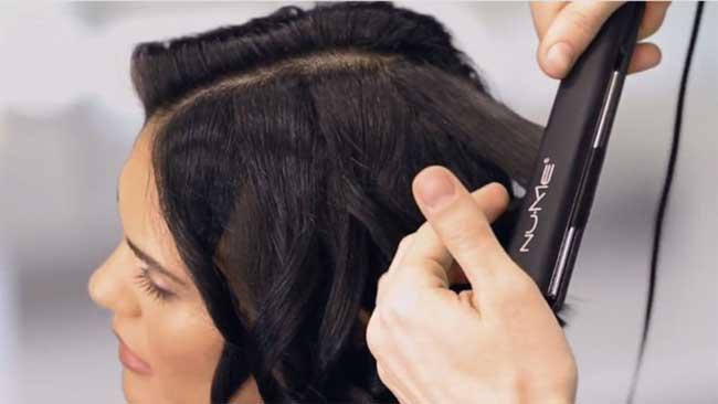 How to Curl Short Hair with a Flat Iron