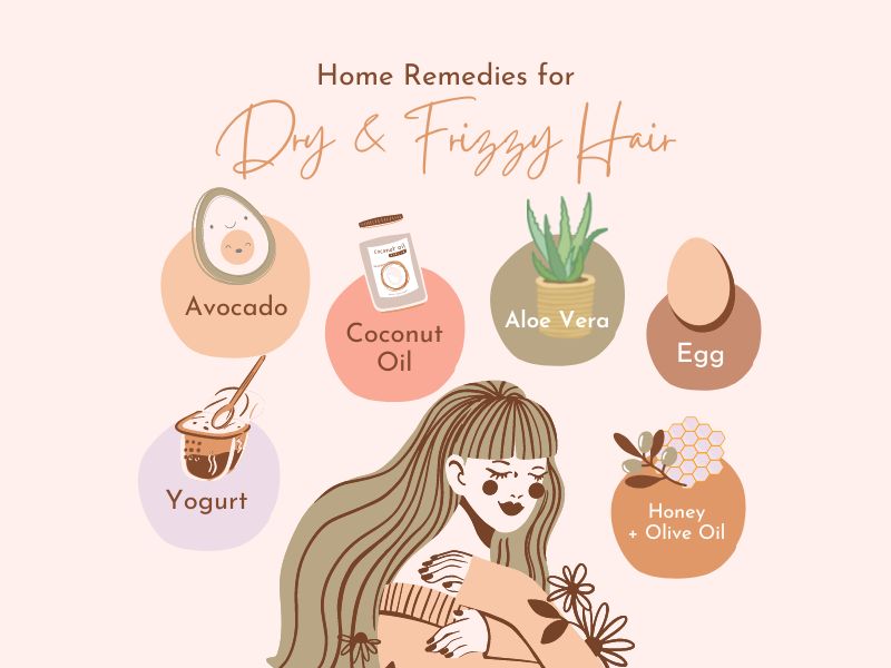 home-remedies-for-frizzy-hair-infographic