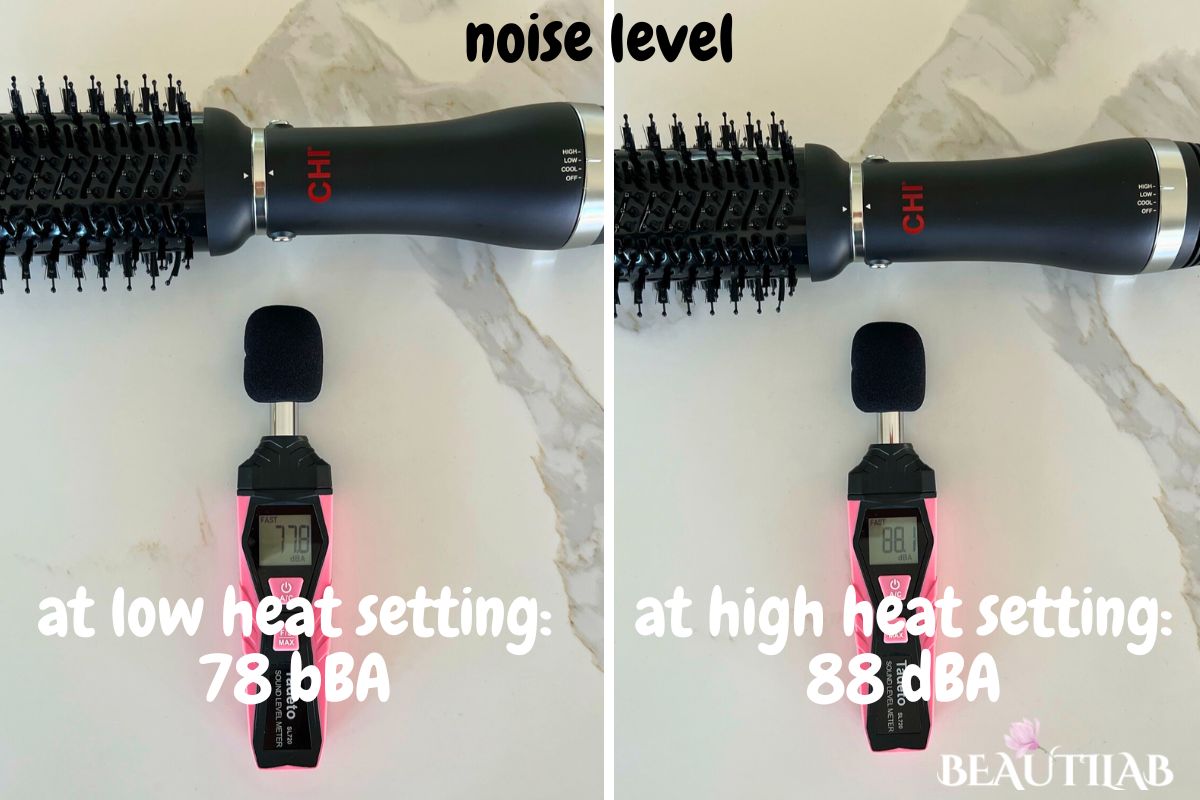 CHI Volumizer 4-in-1 Blowout Brush noise levels