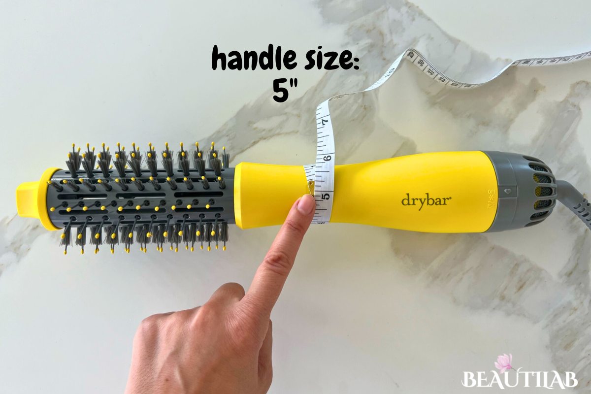 Drybar The Half Shot Round Blow-Dryer Brush handle size