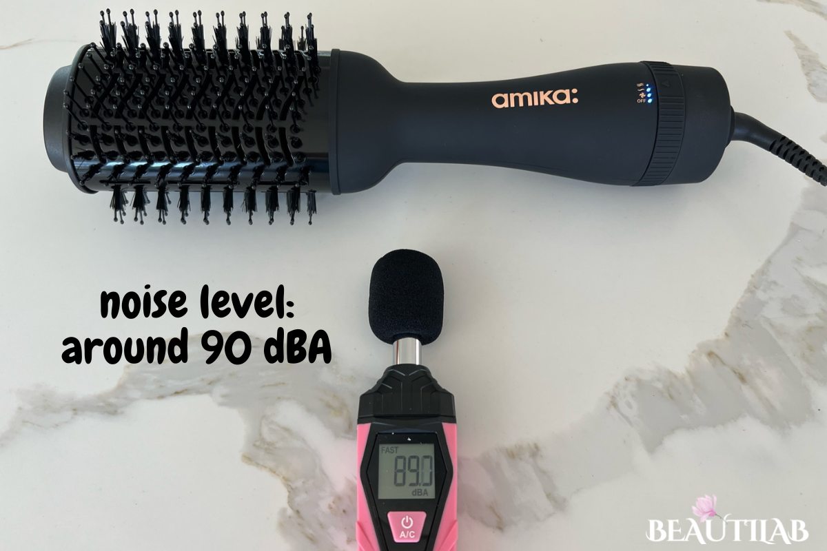 Amika Hair Blow Dry Brush 2.0 noise level