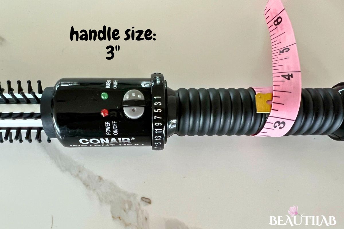 Conair Instant Heat Hot Brush handle size