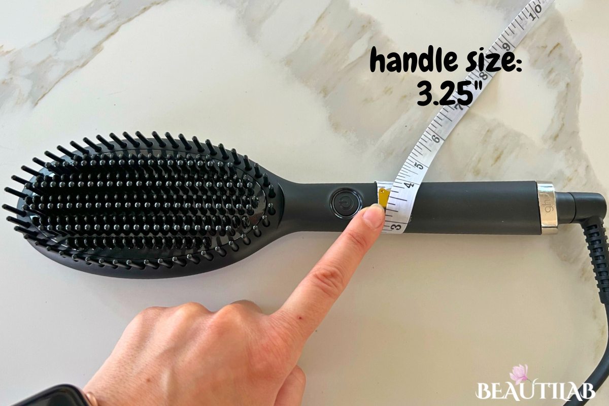 Ghd Glide Smoothing Hot Brush handle size