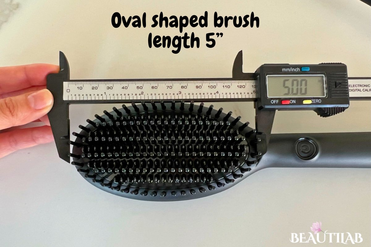 Ghd Glide Smoothing Hot Brush plate length