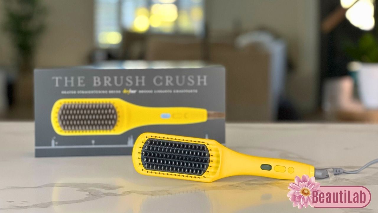Drybar The Brush Crush Heated Straightening Brush Review featured