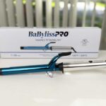 BaBylissPRO Nano Titanium Extended Barrel Curling Iron photographed at BeautiLAB Studio, tested for barrel length, heat, and handling.