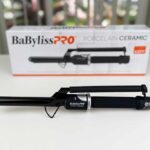 BaBylissPRO Porcelain Ceramic Marcel Curling Iron photographed at BeautiLAB Studio, tested for temperature stability and curl control.