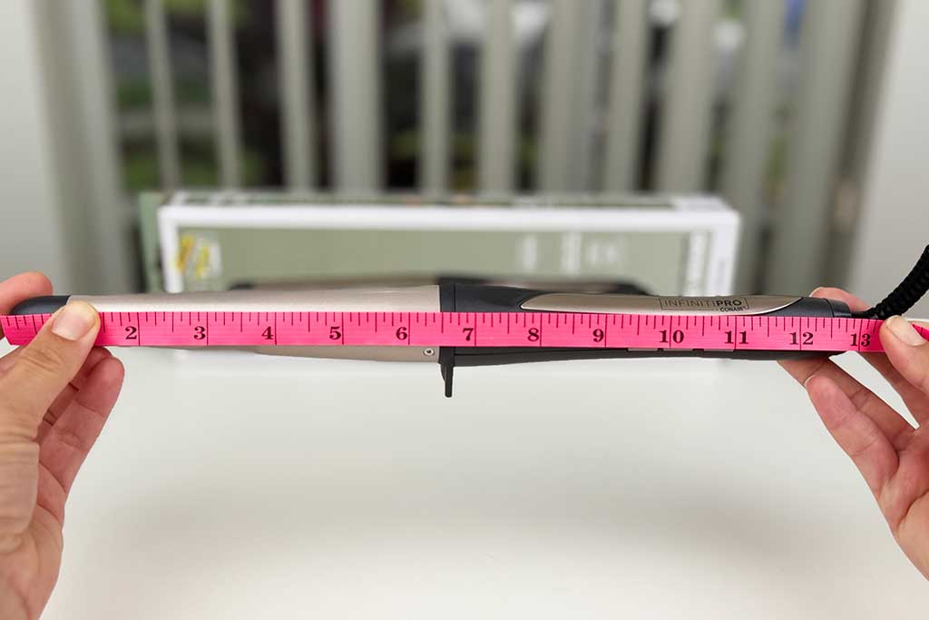 Conair-INFINITIPRO-Tourmaline-Ceramic-tapered-Curling-Wand-tool-length