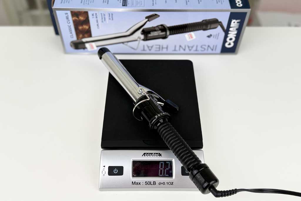 Conair-Instant-Heat-Spring-Curling-Iron-weight