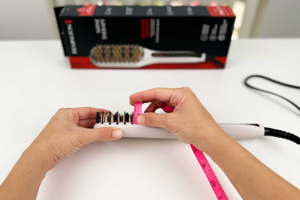 Remington-Shine-Therapy-Straightening-Brush-detangler-bristles-length Remington-Shine-Therapy-Straightening-Brush-detangler-bristles-length