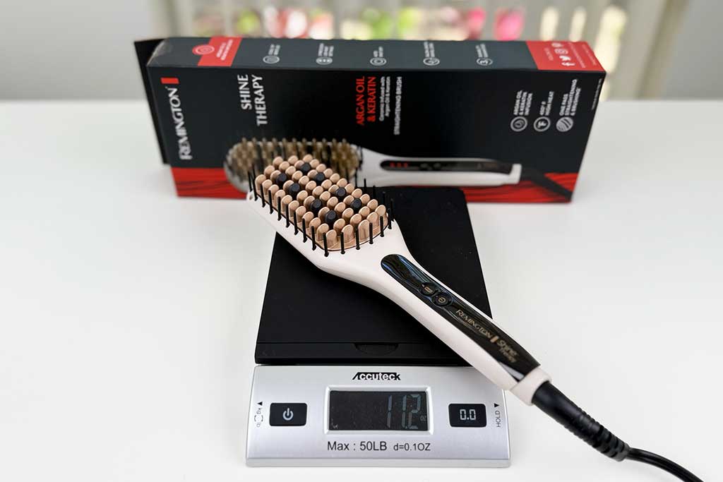 Remington-Shine-Therapy-Straightening-Brush-weight Remington-Shine-Therapy-Straightening-Brush-weight