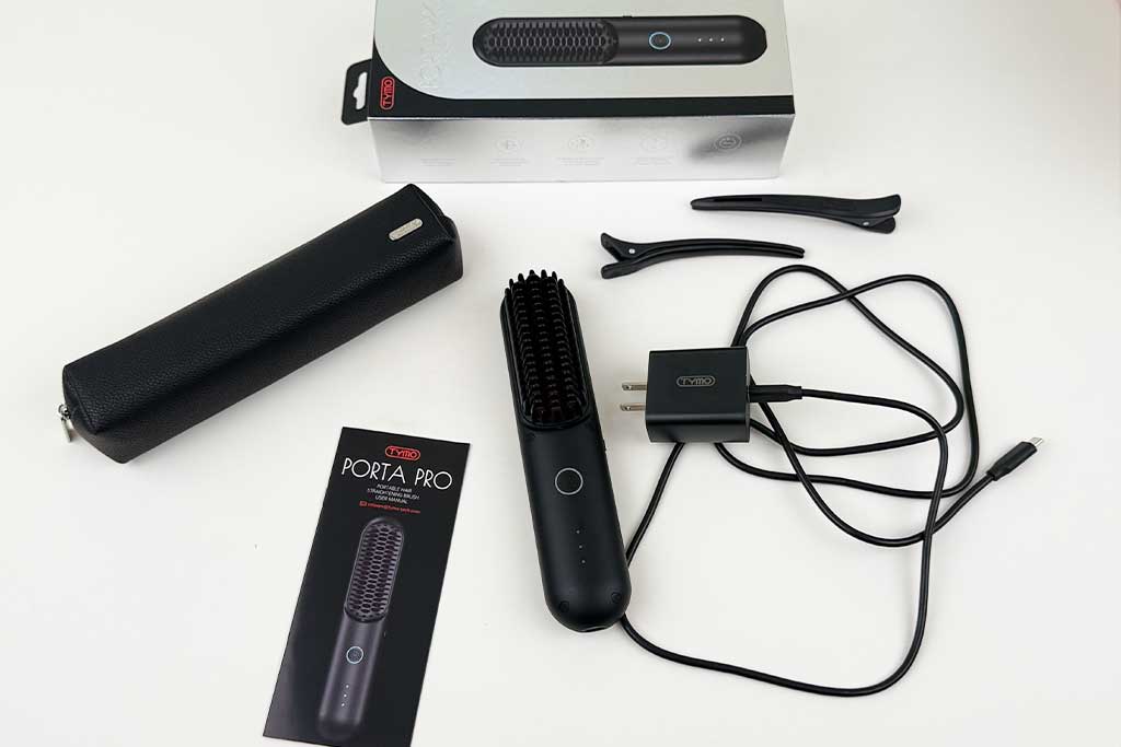 TYMO-PortaPro-Cordless-Hair-Straightener-Brush-all-accessories TYMO-PortaPro-Cordless-Hair-Straightener-Brush-all-accessories
