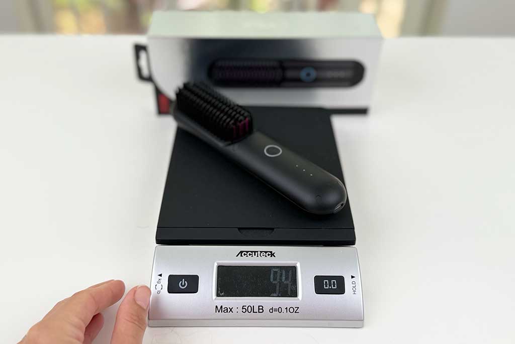 TYMO-PortaPro-Cordless-Hair-Straightener-Brush-weight TYMO-PortaPro-Cordless-Hair-Straightener-Brush-weight